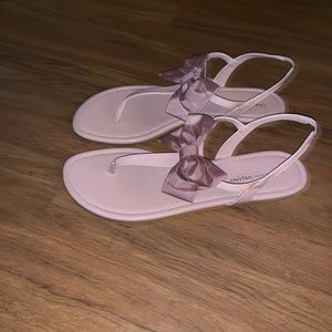 Christian siriano bow sandals